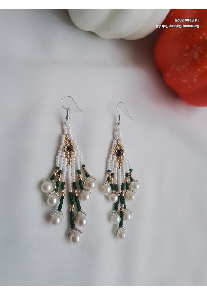 Kum Boncuklu El Yapımı Küpe fiyatları