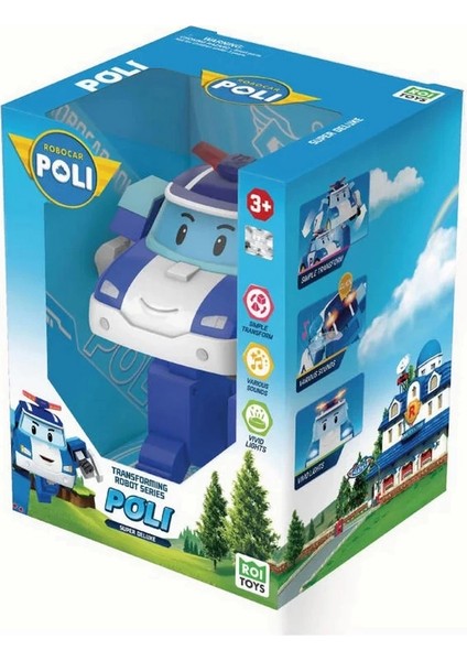 Robocar Poli Büyük Transforming Sesli Robot