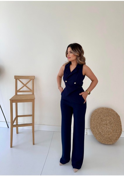 Kruvaze Tasarım Tulum Lacivert fırsatları