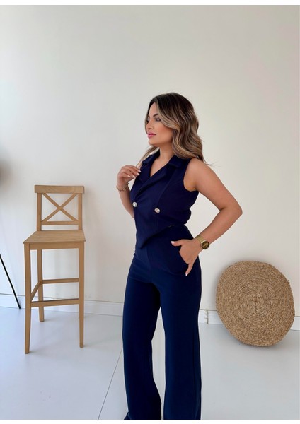 Kruvaze Tasarım Tulum Lacivert indirimleri