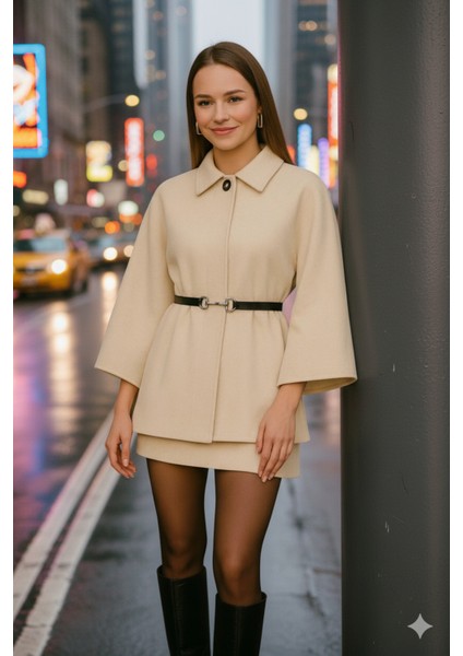 Yeni Sezon Bej Panço – Rahat ve Zarif Tesettür Stil modelleri