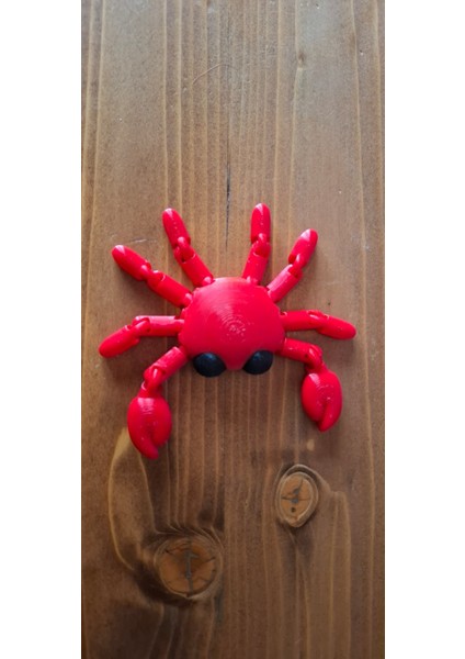 3D Baskı Eklemli Yengeç – Hareketli Masaüstü Oyuncak ve Dekoratif Figü fiyatları