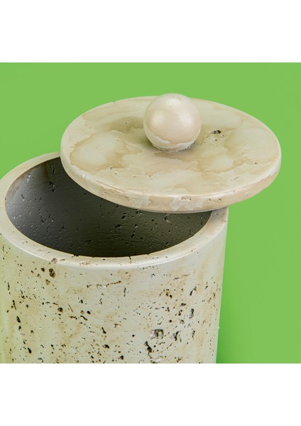 Bath Traverten Görünümlü Çöp Kovası - Gri - 2 Lt fırsatları