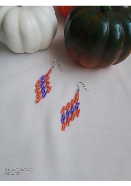 Kum Boncuklu El Yapımı Küpe fiyatları