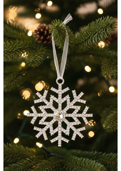 Kristal Kar Tanesi Ağaç Süsü