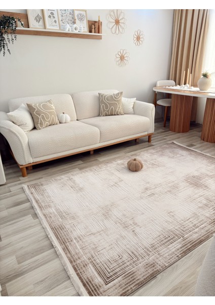 Helen, Sanatsal Ipeksi Viskon Triko Akrilik Dokuma Sarayhan Oturma Odası ve Salon Halısı