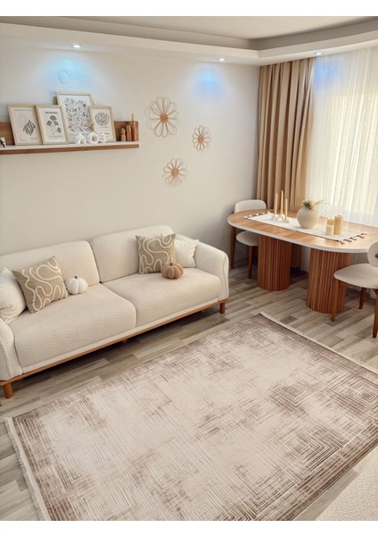 Helen, Sanatsal Ipeksi Viskon Triko Akrilik Dokuma Sarayhan Oturma Odası ve Salon Halısı