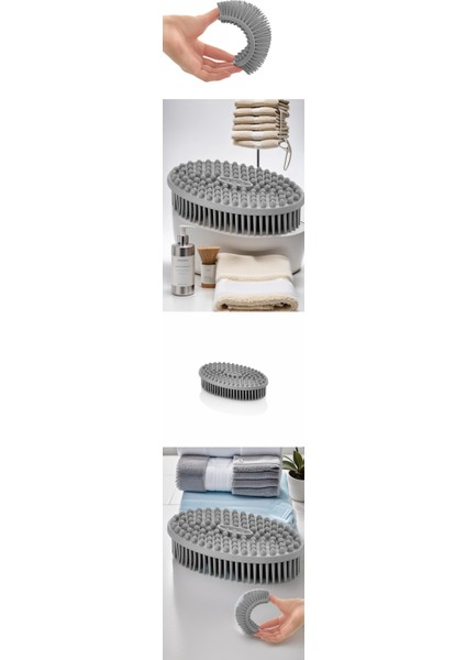 Hsnet Masajlı Silikon Banyo Fırçası Nuage Design - MB000X-2FVT81 fiyatları