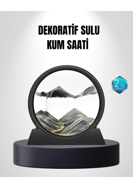 Zarif Cam Kum Saati – Ofis, Ev ve Raf Dekoru Için Estetik Tasarım