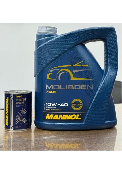 2025 Üretimli 10W40 Molibden Takviyeli Yüksek Performanslı 5l Motor Yağı ve Etkili Duman Kesici Motor Katkısı