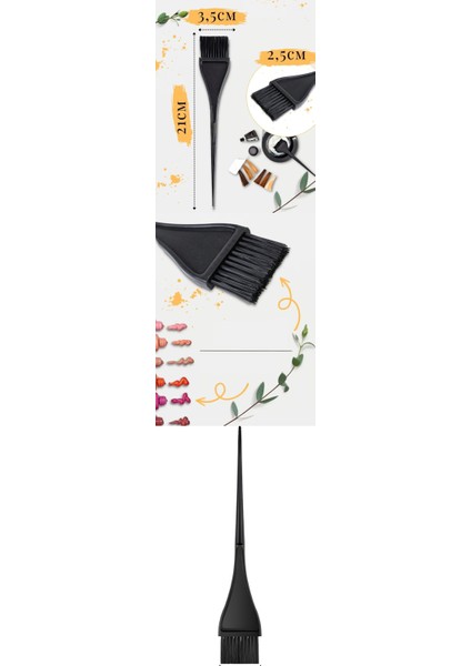 Hsnet Dar Uçlu Saç Boya Fırçası Balyaj Fırçası Solingen Professional - ME001W-50P717 fiyatları