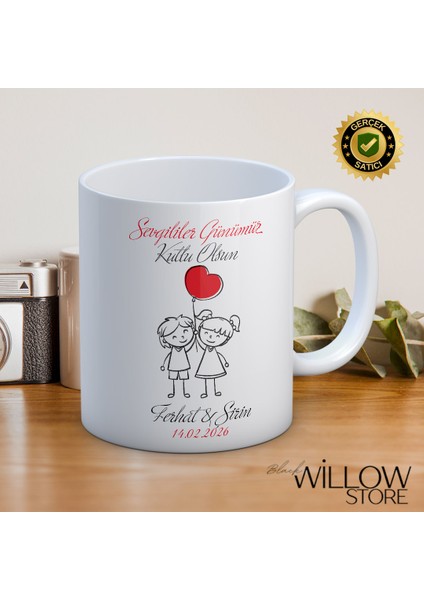 Sevgililer Günü,sevgiliye Özel,aşk,sevgi Porselen Kupa Bardak-64