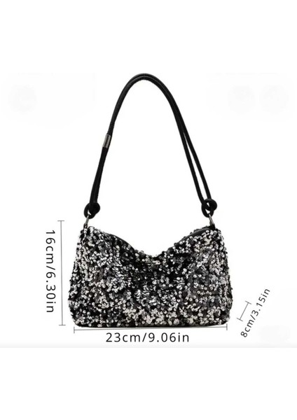 Kadın Pullu Payet Omuz Çantası (BC-1218GMŞ ) fiyatları