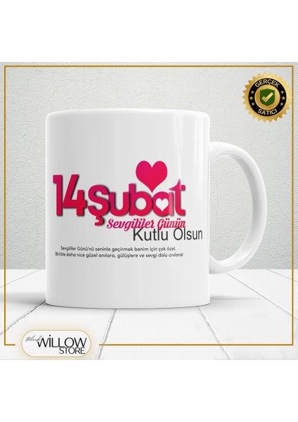 Sevgililer Günü,sevgiliye Özel,aşk,sevgi Porselen Kupa BARDAK-125