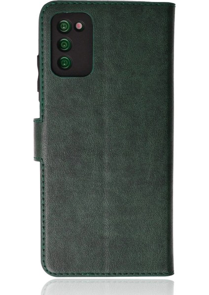 Samsung Galaxy A03S Kılıf Trend S Plus Kapaklı Kılıf - Yeşil