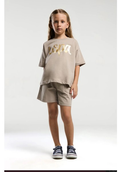 Queenkids Kız Çocuk 2082-4 Takım Kum fırsatları