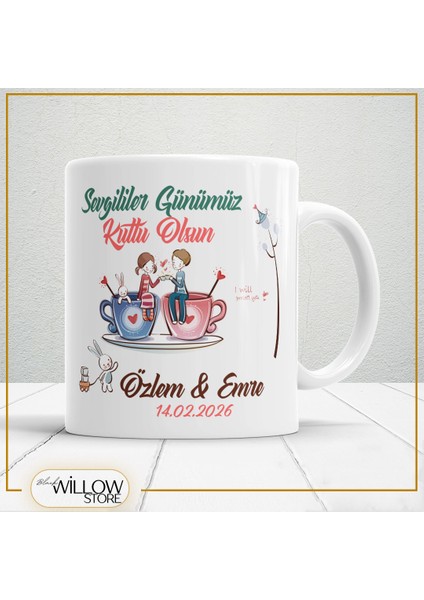 Sevgililer Günü,sevgiliye Özel,aşk,sevgi Porselen Kupa Bardak-12