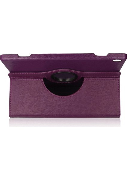 Lenovo M10 X505F Kılıf 360 Tablet Deri Kılıf - Mürdüm