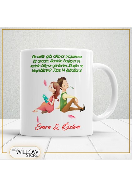 Sevgililer Günü,sevgiliye Özel,aşk,sevgi Porselen Kupa Bardak-7