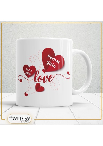 Sevgililer Günü,sevgiliye Özel,aşk,sevgi Porselen Kupa Bardak-48