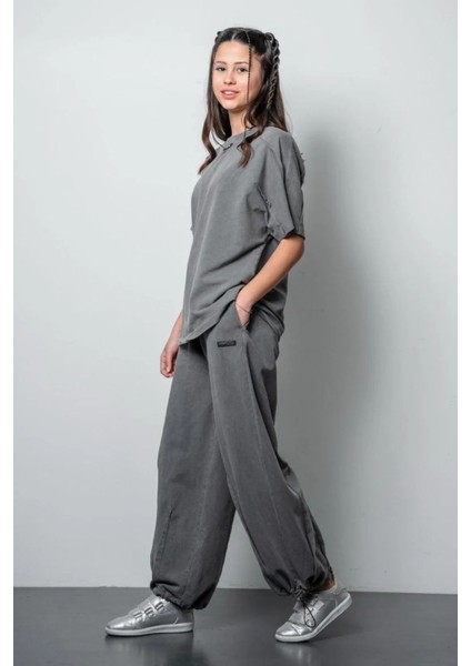 Queenkids Kız Çocuk 7478 Takım Antrasit fiyatları