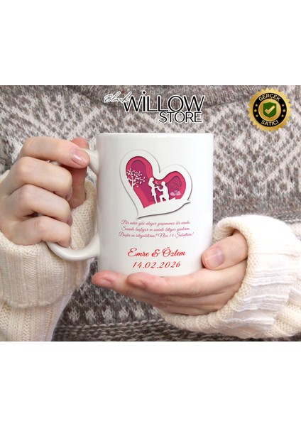 Sevgililer Günü,sevgiliye Özel,aşk,sevgi Porselen Kupa BARDAK-100