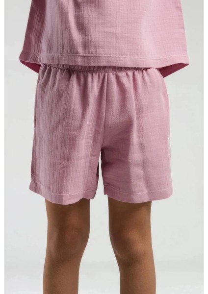 Queenkids Kız Çocuk 2093-4 Takım Müslin Gül Kurusu modelleri