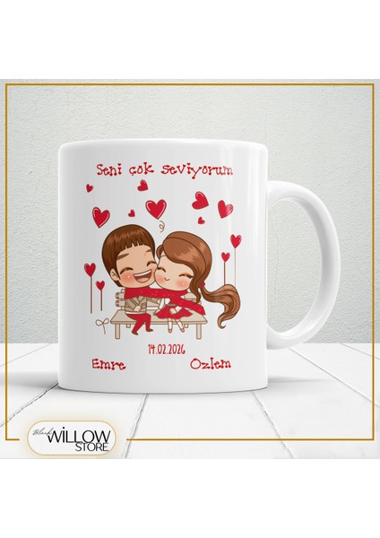 Sevgililer Günü,sevgiliye Özel,aşk,sevgi Porselen Kupa Bardak-24