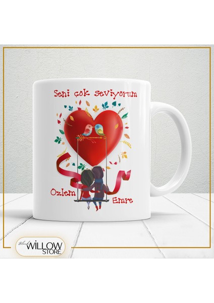 Sevgililer Günü,sevgiliye Özel,aşk,sevgi Porselen Kupa Bardak-19