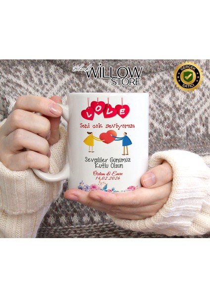 Sevgililer Günü,sevgiliye Özel,aşk,sevgi Porselen Kupa Bardak-88