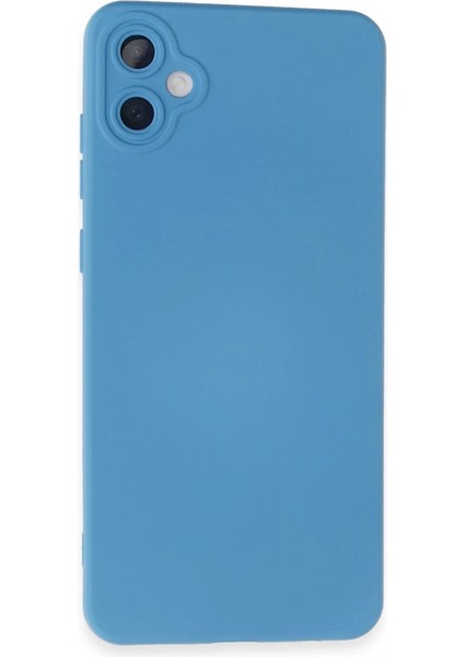 Samsung Galaxy A05 Kılıf Nano Içi Kadife Silikon - Mavi
