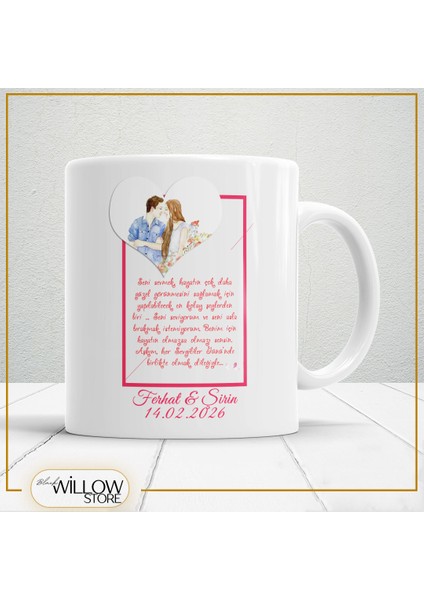 Sevgililer Günü,sevgiliye Özel,aşk,sevgi Porselen Kupa Bardak-52