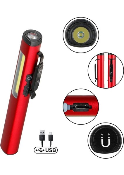 Profesyonel Şarjlı Mıknatıslı El Feneri Oto Feneri Çok Amaçlı Aydınlatma Çözümü fiyatları