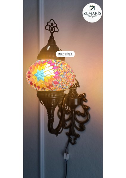 El Yapımı Otantik Mozaik Duvar Apliği