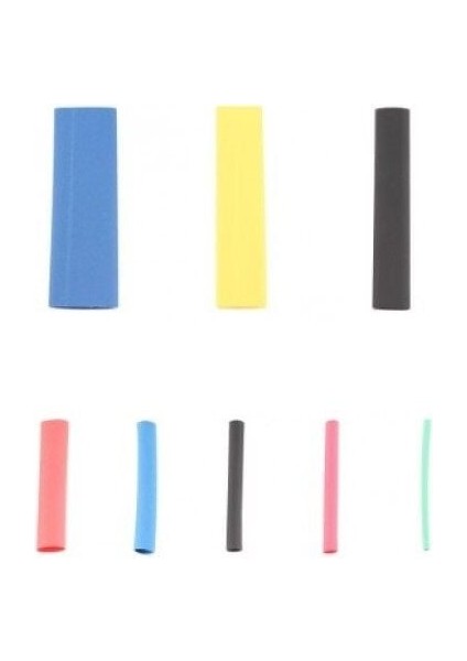 560 Parça Makaron Seti Kapaklı Kutulu Kablo Birleştirme Koruyucu Sıcaklıkla Daralan Makaron Set modelleri