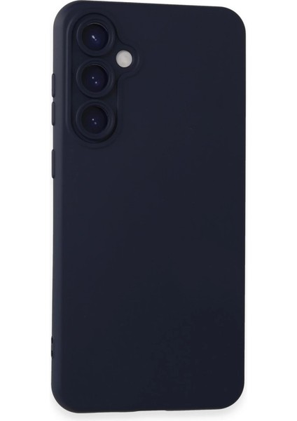 Samsung Galaxy S24 Kılıf Nano Içi Kadife Silikon - Lacivert
