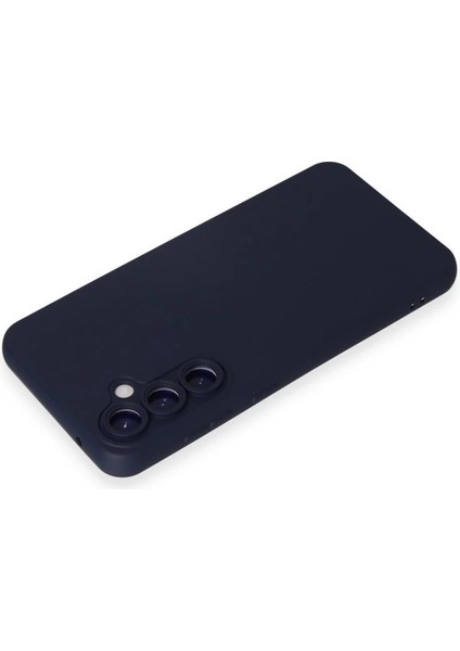 Samsung Galaxy S24 Kılıf Nano Içi Kadife Silikon - Lacivert modelleri