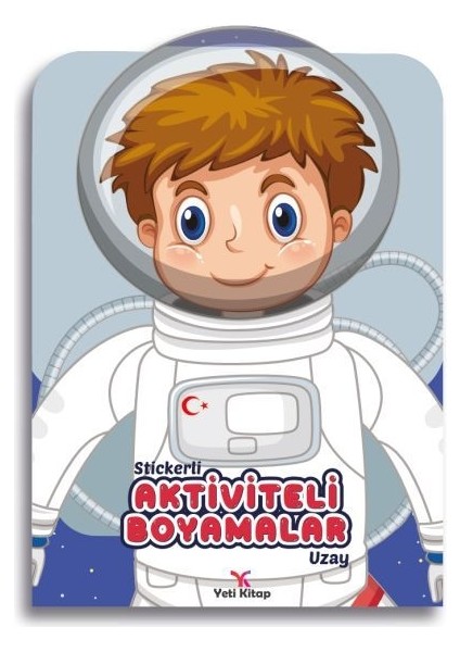 Stickerli Aktivite ve Boyamalar Uzay
