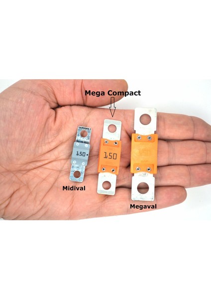 Mega Compact Sigorta 125A Yeşil 125 Amper Dc Bakır - Mta 0615125 modelleri