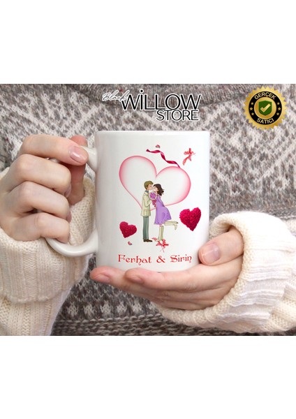 Sevgililer Günü,sevgiliye Özel,aşk,sevgi Porselen Kupa Bardak-99