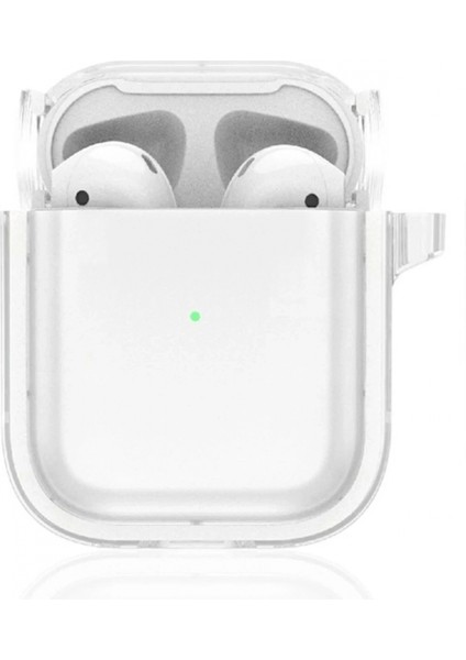 Airpods 4 (4.nesil) Shiny Şeffaf Kılıf - Beyaz fiyatları