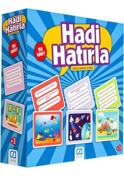 5108 Ca Games, Hadi Hatırla - Eğitici Hafıza Oyunu / +5 Yaş fiyatları