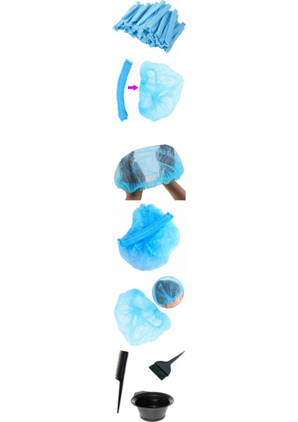 Hsnet Saç Boyama Seti 24 Saç Bonesi - MB000X-2FW0H2 fiyatları