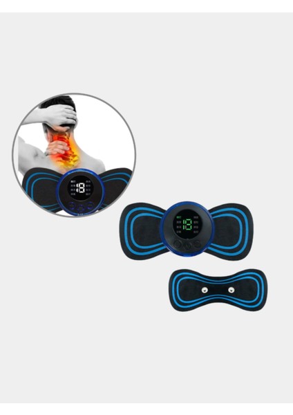 Kelebek Masaj Aleti Bel Sırt Bacak Kol Titreşimli Masaj Pedi Şarjlı 8 Modlu Vücut Tens Cihazı modelleri