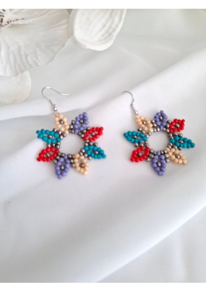 Kum Boncuk Oya El Yapımı Küpe fiyatları