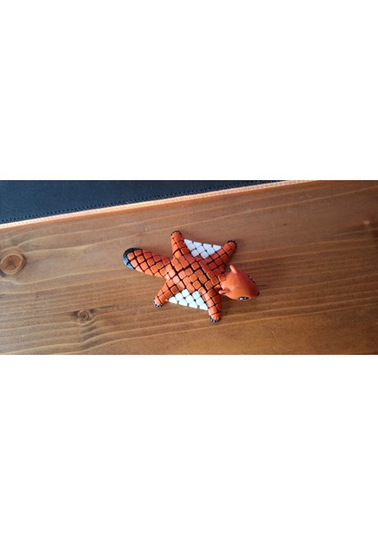 3D Baskı Eklemli Sincap – Hareketli Masaüstü Oyuncak ve Dekoratif Figür (10 Cm)