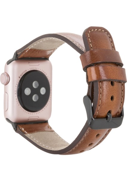 Apple Watch Uyumlu Deri Kordon 38-40-41MM RTST2EF Taba fiyatları