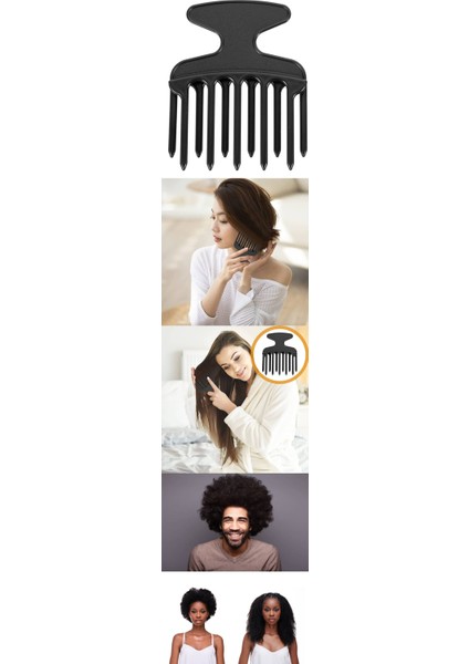 Hsnet Kıvırcık Saç Açıcı Afro Perma Tarağı - ME001W-50OZO7 fiyatları