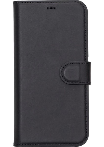 Apple iPhone 13 Pro Uyumlu Deri Cüzdanlı Kılıf Liluri G1 Siyah modelleri