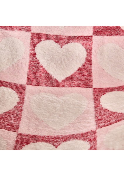 Soft Amour Pamuklu Tv Battaniyesi - Pembe / Kırmızı - 130X170 cm fiyatları